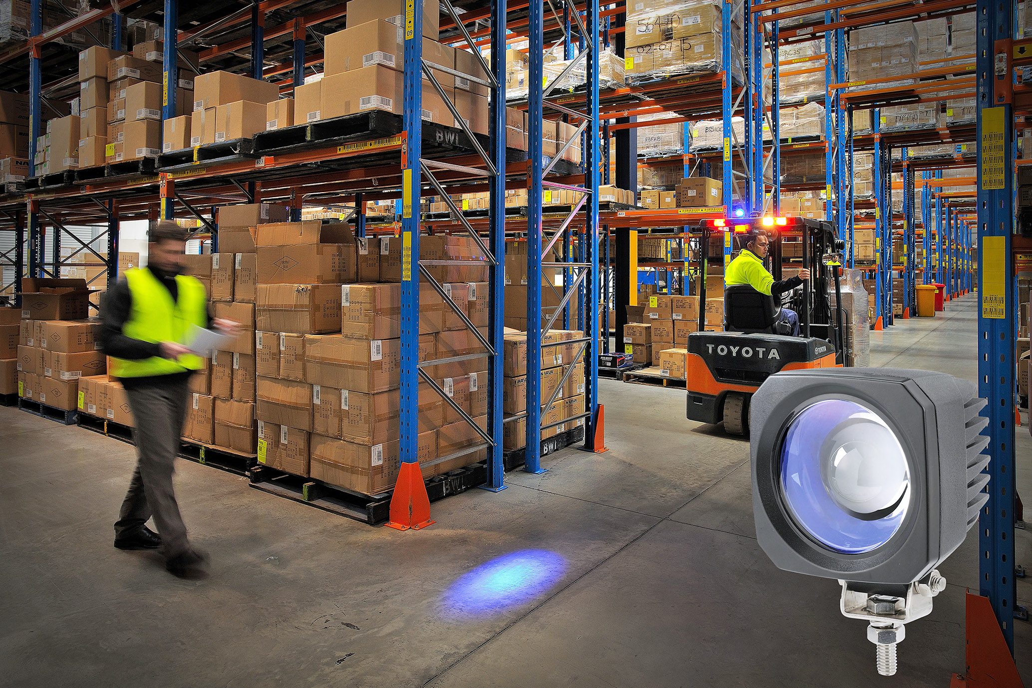 Safety lights that increase situational awareness Industrial Safety